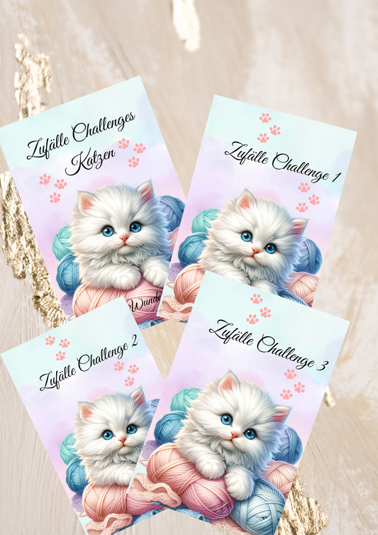 Weisse Katzen Zufallchallenge 1-6